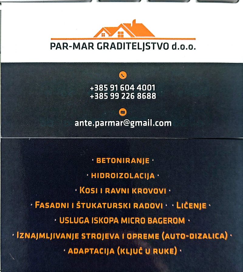 PAR-MAR GRADITELJSTVO D.O.O.